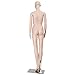 Giantex Female Mannequin Plastic Realistic Display Head Turns Dress Form w/ Base