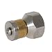 XZT 4000psi Sewer Drain Nozzle,Rotating Button Nose,Pressure Washer Sewer Drain Hose Nozzle (Turbo-3/8)