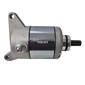 NIKAVI SM10 Self Starter Motor Assembly Compatible for Honda Unicorn/Honda Shine