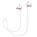 Dudios Bluetooth Headphones Magnetic Wireless Earbuds IPX7 Sweatproof Sports Earphones with Mic (CVC 6.0 Noise Cancelling, 8 Hours Music Time, aptx Stereo, Secure Fit & Lightweight) (Pink)