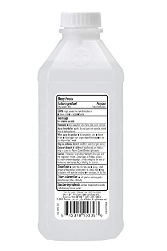 Amazon Brand - Solimo 70% Ethyl Rubbing Alcohol First Aid Antiseptic, 16 Fluid Ounces - //medicalbooks.filipinodoctors.org