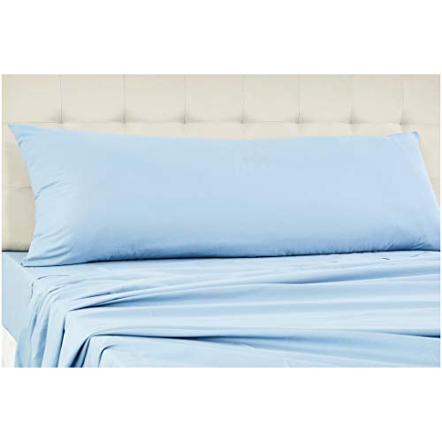 image for AmazonBasics Ultra-Soft Body Pillow Cover Pillowcase, Breathable, Easy