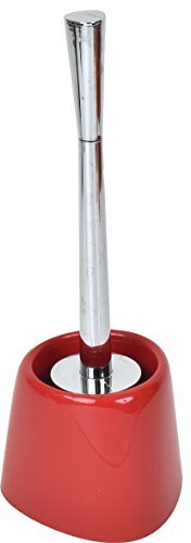 Free Standing Toilet Brush and Holder Color: Shiny Red by EVIDECO