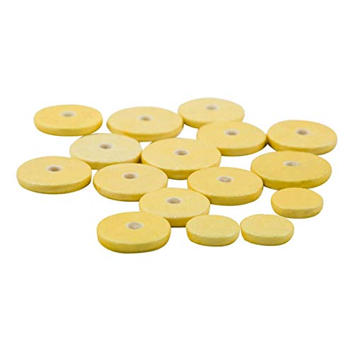 Florenceenid 16 PCS/Set Non-Toxic Soft Replacement Sound Insulation Wear-Resistant Flute Pads Musical Parts Accessories - Thumbnail 5