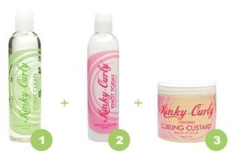Kinky Curly Combo Come Clean 8oz Knot Today 8oz Curling