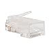 Postta RJ45 CAT5 CAT5E CAT6 Connector 8P8C UTP Gold Plated Ethernet Crystal Head 100 Pieces