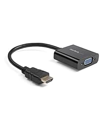 startech  VS221HD2VGA 2 x 1 VGA y conversor HDMI a VGA interruptor con conmutación de prioridad Negro