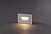 Cloudy Bay 120V Dimmable LED Indoor Outdoor Step Light,3000K Warm White 3W 100lm,Stair Light,White Finish