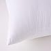 HOMESJUN Throw Pillow Inserts, 20x20 Inch Decorative for Sofa, Bed and Chair, Cotton Cover, Set of 2, White