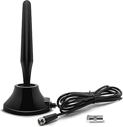 Amazon 地デジ 室内アンテナ Hdtv テレビアンテナ 100km受信範囲 高感度 Uhf Vhf対応 車載 卓上アンテナ 5ｍケーブル 設置簡単 Dtno I アンテナ
