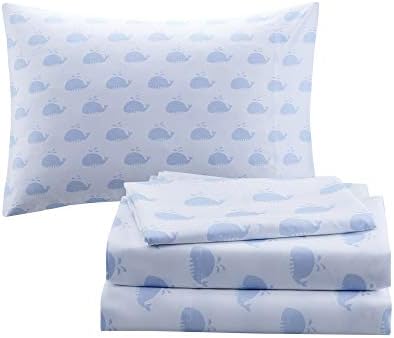 Purple polyester microfiber sheet set with a comforter, showcasing a smooth and soft texture.