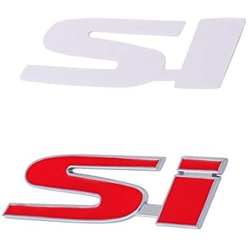 For Honda SI red emblem logo badge decal sticker CIVIC ACCORD SI FIT JDM NEW