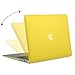 MOSISO Compatible with MacBook Air 13 inch Case (Models: A1369 & A1466, Older Version 2010-2017 Release), Protective Plastic Hard Shell Case & Keyboard Cover & Screen Protector, Yellow