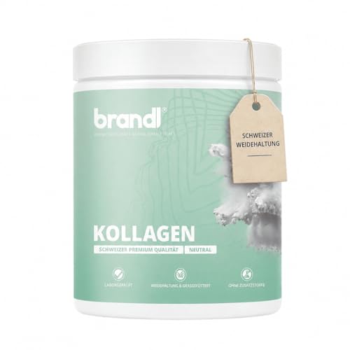 Kollagen Pulver für Gelenke, Knie & Haut aus Schweizer Weidehaltung – geschmacks- und geruchsneutral & unabhänging laborgeprüft – Peptide Typ 1 & 3, g