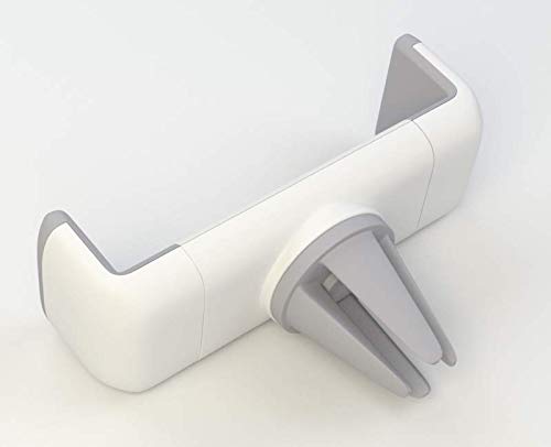 TechMaker Support de Telephone pour Voiture - Attache sur Grille d\'aeration du Tableau de Bord - Saisie du Telephone par mecanisme de Pince: Largeur 6 a 8.5cm