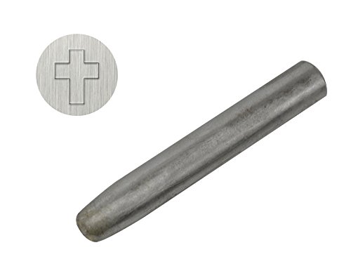 Cross Steel Punch Stamp 3/8