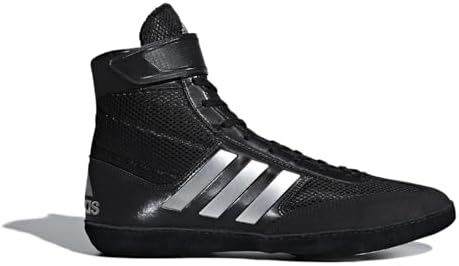 Adidas HVC Wrestling Shoes Mens 13.5 Black White Mat Training Combat NWT 221-HVC 2 - adidaswrestling main image 2