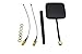 Blomiky FPV Distance Enhanced 5.8Ghz 14dBi High Gain Panel Antenna and 2.4GHz 3dBi Antenna Kit for H ubsan H501S H502S H107D+ H107D JJRC H25G H29G Quadcopter H107 Antenna