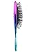 Oleh-Oleh Wet and Dry Brush Pro Detangle Hair Brush + Folding Mirror Mini Pop Up Hairbrush (rose+blue)