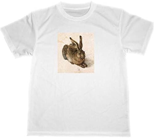 Amazon アルブレヒト デューラー 野うさぎ ドライ Tシャツ 名画 ウサギ グッズ 干支 卯 Tシャツ カットソー 通販