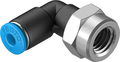 Festo 153273 QSLF-1/8-4-B Push in L-Fitting, 21mm, Pack of 10