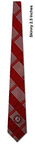 Alabama Crimson Tide Bama Tie Skinny Woven Polyester Necktie