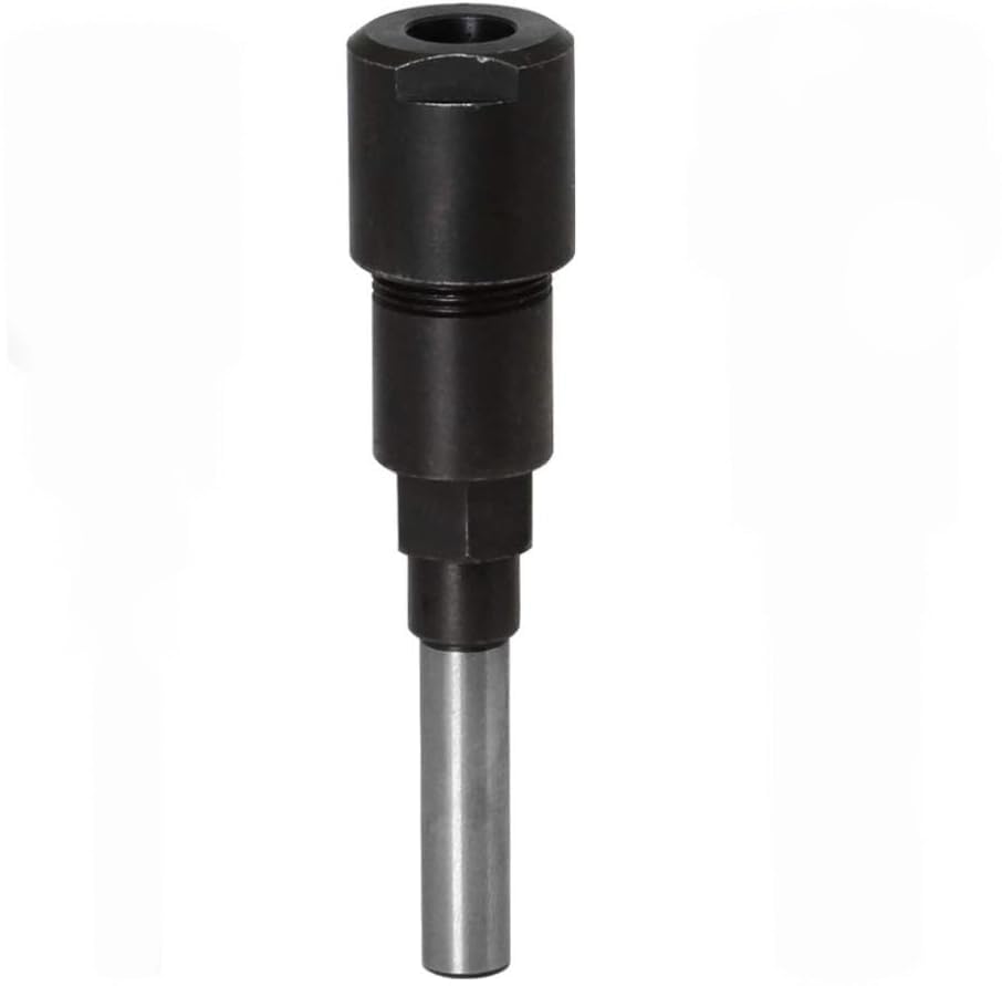 ArtisanShow 1PC 1/4 Inch 8mm 1/2 Inch Shank Collet Extension Chuck, Router Bit Extension Rod Converter Engraving Machine Accessories Extension Milling Cutter Router Bit for Woodworking (8mm Shank)