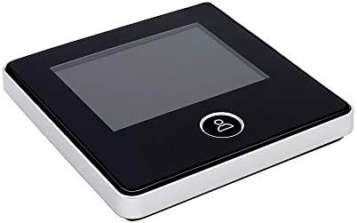 Digital Door Peephole Camera with LCD Display and IR Night Vision - Black