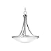 Possini Euro Design Deco Brushed Nickel Pendant Chandelier 21 1/2