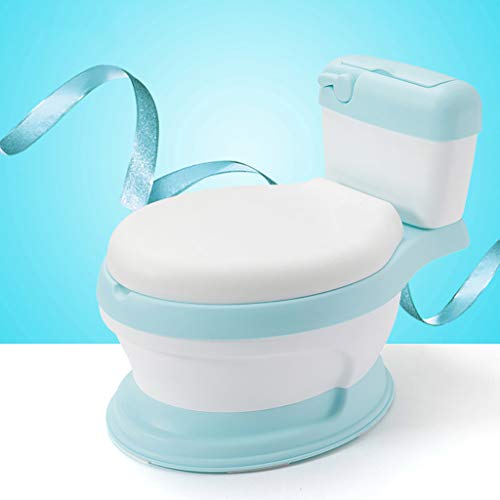 Nesee Potty Toilet Trainer Seat for Toddler Boys & Girls - Adjustable Toilet Trainer Seat (Blue)