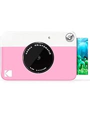 KODAK Printomatic Digital Instant Print Camera - Full Color Prints On ZINK 2x3" Sticky-Backed Photo Paper (Pink) Print Memories Instantly