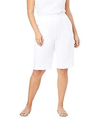 Roaman's Women's Plus Size Soft Knit Bermuda Short