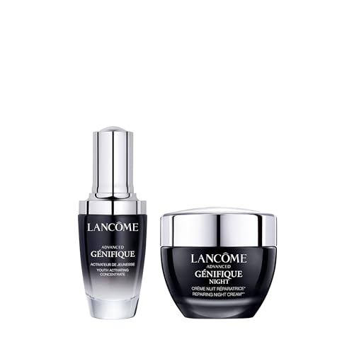 Lancôme Advanced Génifique Limited Edition Skincare Set - Full Size Serum 1.0 Fl Oz & Full Size Night Cream 1.7 Fl Oz