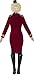 Smiffys Women's Lady Mime Artist Costume, Dress, Collar, Beret, Gloves, Tights and Make-Up, Funny Side, Serious Fun, Size 6-8, 24627
