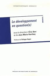 Le  développement en question