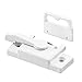 Prime-Line F 2767 Sash Lock w/Face-Mount Keeper, 2-1/4 In. Hole Center Spacing, For Vertical Sliding Windows, Diecast Zinc, White (Single Pack)