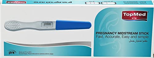TOPMED ETS Pregnancy Test Kits Individually Wraped Pregnancy Strips, Early Home Detection Pregnancy Test Kit, Clear HCG Test Results, Over 99% Accurate (1)