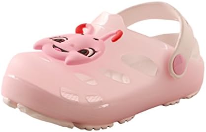 Yueqier Children Kids Toddler Classic Garden Clog Tangbao Lightweight Mule Sandals Shoes Light Pink, 11 M US Little Kid