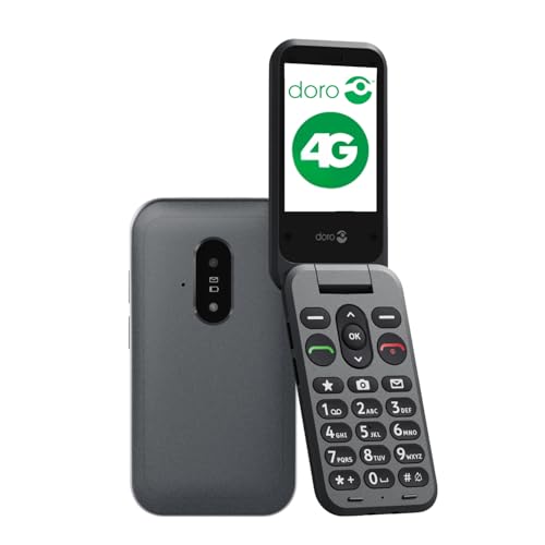 Doro Leva E20 4G Seniorenhandy ohne Vertrag, Klapphandy mit großen Tasten