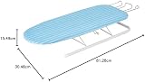 Honey Can Do Tabletop Ironing Board with Metal Rest & Rubber Legs view 9