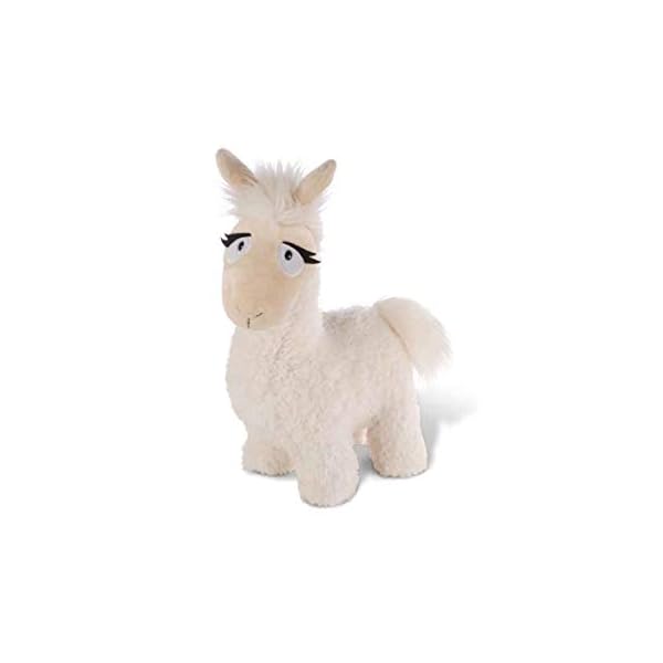 NICI 42246 La Lounge Kuscheltier Lama Dalia, Beige/Braun, Größe: ca. 23 cm