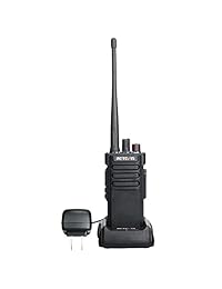 Retevis RT29 Walkie Talkies impermeable UHF 3200mAh Radio bidireccional de largo alcance (negro, 1 paquete)