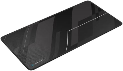 Artemis Alfombrilla Gaming XXL Tela Jacquard Base Antideslizante Borde Ribeteado Negra