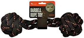 P.L.A.Y. (Pet Lifestyle And You) Scout & About Rope Barbell Toy, Large