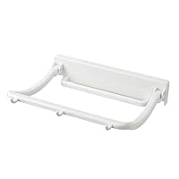 Ktyssp Multipurpose Suction Racks Hanging Clothes Hanger Kitchen Bathroom Towel Storage Rack Washbasin Hook Home Storage (White)