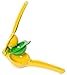 Bru Joy Enameled Aluminum Double Bowl Lemon Squeezer, Yellow and Green