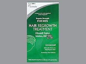 Actavis Minoxidil 2% Men - 4 oz, Pack of 2