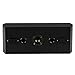 Fluance XL7CBK High Performance Two-Way Center Channel Speaker for Home Theater - Black Ash