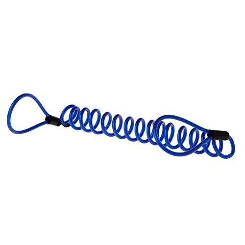 WinnerEco Spring Cable Disc Lock 1.5m Spring Cable Motorcycle Disc Lock Anti Thief Wheel Disc Brake (Blue)