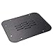 GZSJY Spare Tire Carrier Delete Filler Plate Tramp Stamp - Tailgate Vent-Plate Cover for 2007-2018 Jeep JK Wrangler & Unlimited (Laser Cut Slots)